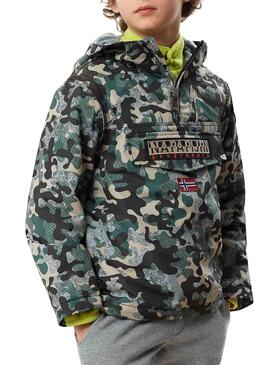 Chaqueta Napapijri Rainforest Camuflaje Para Niño