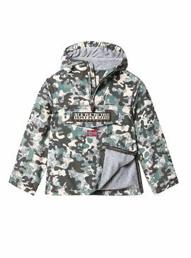 Chaqueta Napapijri Rainforest Camuflaje Para Niño