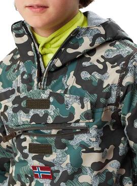 Chaqueta Napapijri Rainforest Camuflaje Para Niño