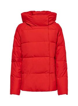 Cazadora Only June Rojo Mujer