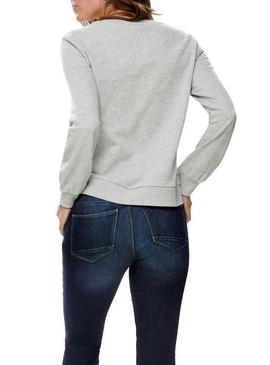 Sudadera Only Kelloggs Gris Mujer