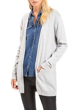 Chaqueta Vila Viril Gris Mujer