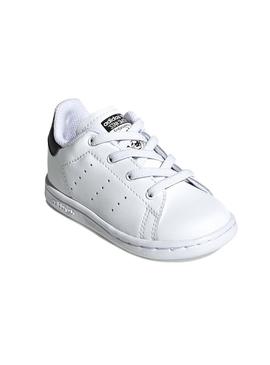 Zapatillas Adidas Stan Smith Blanco y Negro Kids