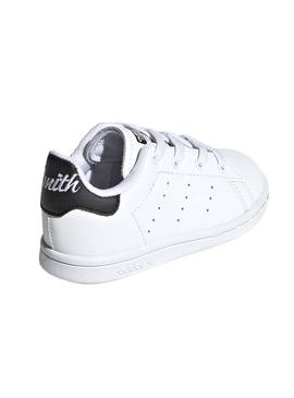 Zapatillas Adidas Stan Smith Blanco y Negro Kids