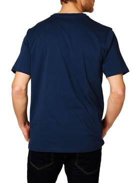 Camiseta Helly Hansen Basic Logo Azul Hombre