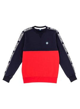 Sudadera North Sails Tape Rojo Hombre