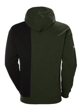 Sudadera Helly Hansen Yu Blocked Verde Hombre