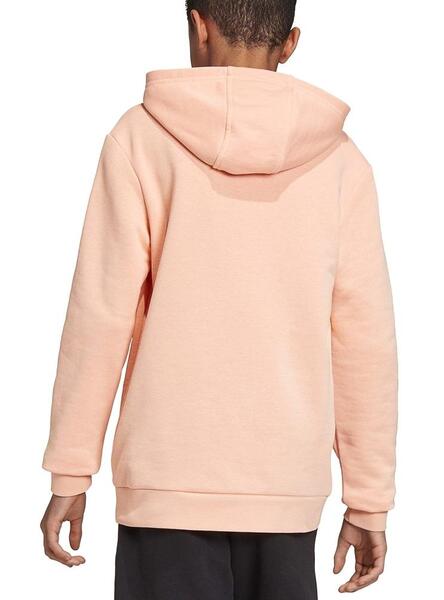 Lujoso brillo Parecer Sudadera Adidas Trefoil Hoodie Salmon Niño