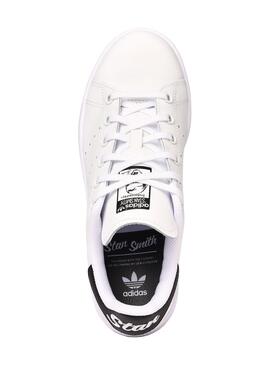 Zapatillas Adidas Stan Smith Blanco y Negro Teen