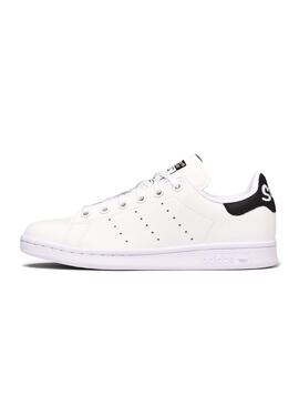 Zapatillas Adidas Stan Smith Blanco y Negro Teen