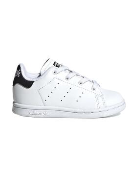 Zapatillas Adidas Stan Smith Blanco y Negro Kids