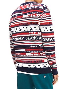 Jersey Tommy Jeans American Stripe Hombre