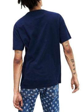 Camiseta Tommy Jeans USA Azul Hombre