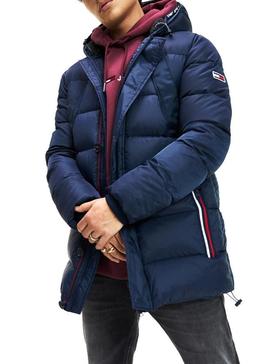 Abrigo Tommy Jeans Mixed Fabric Azul para Hombre