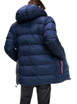 Abrigo Tommy Jeans Mixed Fabric Azul para Hombre