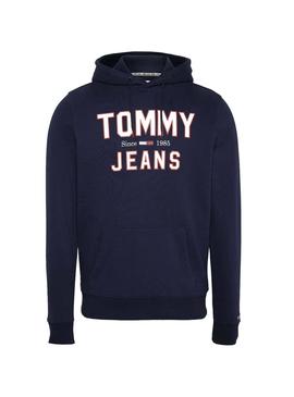 Sudadera Tommy Jeans Essential 1985 Azul Hombre