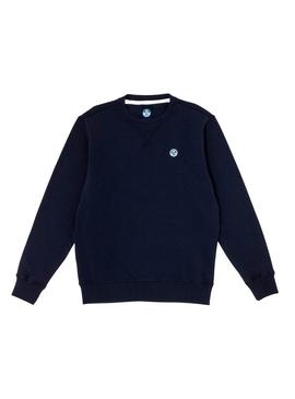 Sudadera North Sails Basic Azul Hombre