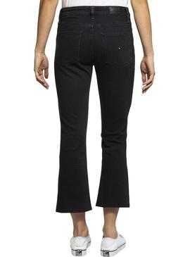 Pantalón Vaquero Tommy Jeans Crop Flare BFLB Mujer