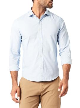 Camisa Dockers Refined Poplin Azul Hombre