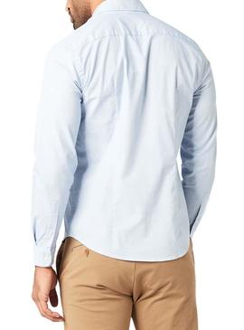 Camisa Dockers Refined Poplin Azul Hombre