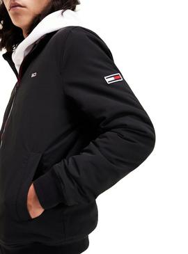 Cazadora Tommy Jeans Bomber Negro Hombre