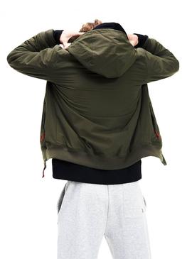 Cazadora Tommy Jeans Padded Nylon Verde 