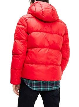 Cazadora Tommy Jeans Essential Hood Roja