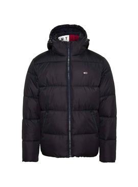 Cazadora Tommy Jeans Essential Hood Negra
