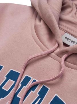 Sudadera Carhartt Theory Rosa Hombre