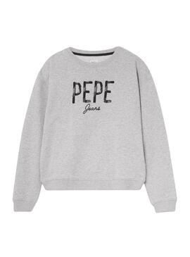 Sudadera Pepe Jeans Nancy Gris Niña