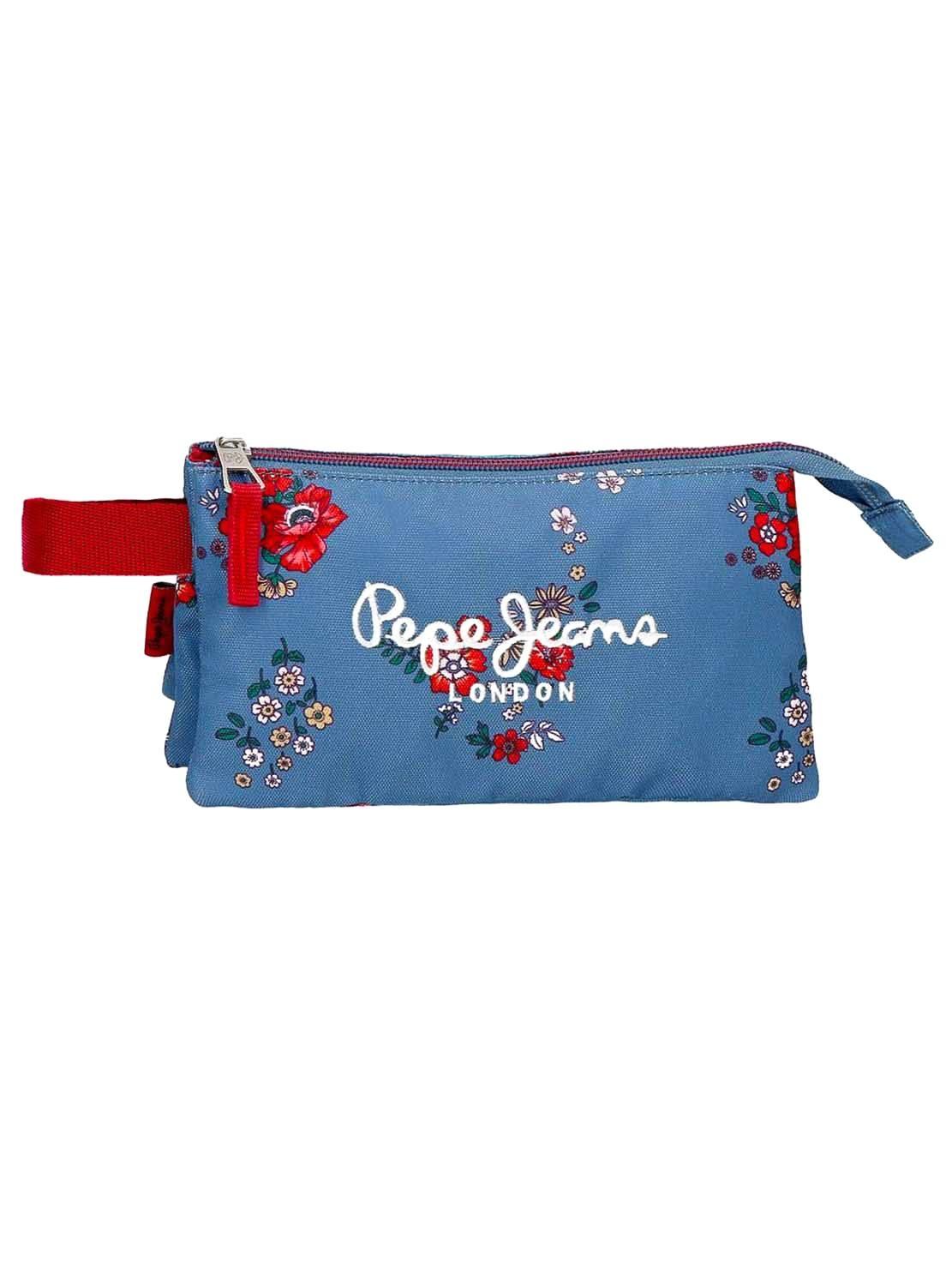 Estuche Escolar Estuche Pepe Jeans Flores Estuche Pepe Jeans Pam
