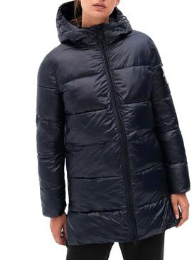 Cazadora Ecoalf Marangu Azul Marino para Mujer