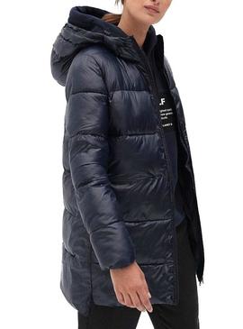 Cazadora Ecoalf Marangu Azul Marino para Mujer
