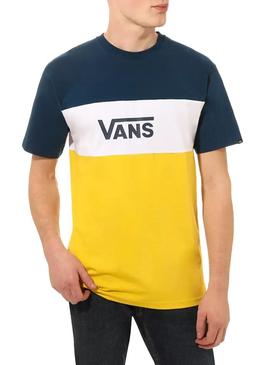 Camiseta Vans Retro Active Amarillo Hombre