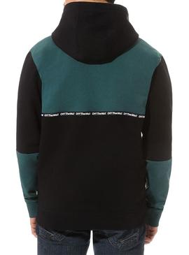 Sudadera Vans Taped Colorblock Verde Hombre