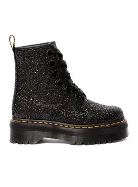 Bota Dr. Martens Molly 6-Eye Glitter Mujer
