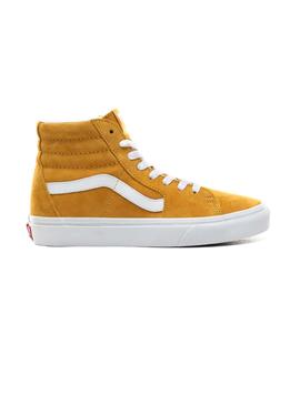 Zapatillas Vans Sk8-Hi Amarillo Mujer