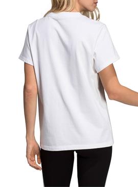 Camiseta Adidas Trefoil Boyfriend Blanco Mujer