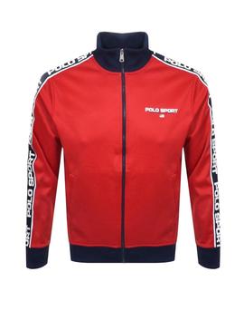 Sudadera Polo Sport Track Rojo Hombre