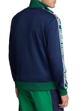 Sudadera Polo Sport Track Azul Hombre