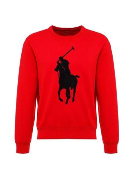 Sudadera Polo Ralph Lauren Big Logo Rojo Hombre