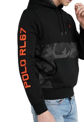 Sudadera Polo Ralph Lauren Camo Hood Negro