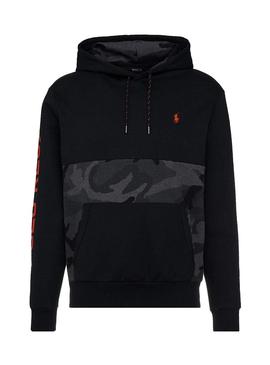 Sudadera Polo Ralph Lauren Camo Hood Negro