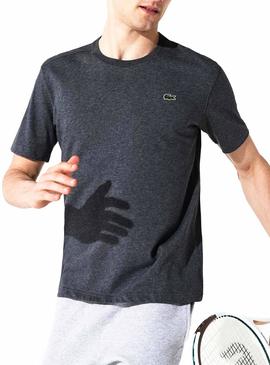 Camiseta Lacoste Basica Gris Oscura Hombre