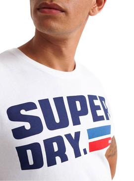 Camiseta Superdry NYC Blanco Hombre