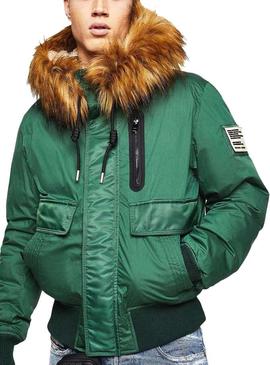 Chaqueta Diesel Burkisk Verde Hombre 