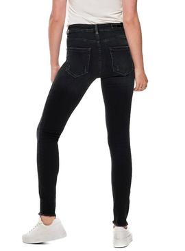 Pantalon Vaquero Only Blush Negro Mujer