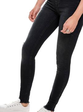 Pantalon Vaquero Only Blush Negro Mujer