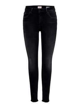 Pantalon Vaquero Only Blush Negro Mujer