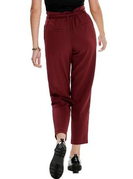 Pantalon Only Carolina Granate Mujer